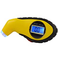 F-blue Neumáticos Manómetro Digital Bici del Coche camión de Auto Gauge Medidor de Presión de Neumáticos de la Bici del…